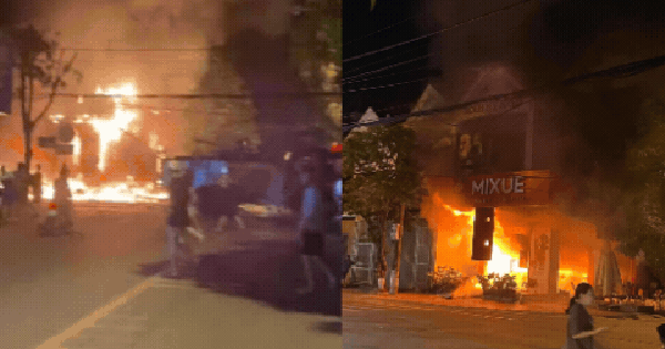 Cửa hàng MIXUE ở Hà Tĩnh bốc cháy ngùn ngụt kèm tiếng nổ, nhiều đồ đạc bị thiêu rụi
