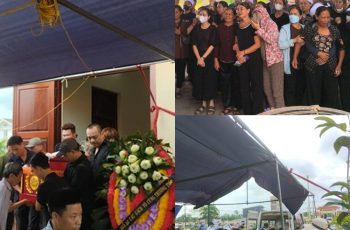 Đám tang 4 mẹ con tuvong sau tainan liên hoàn ở Hà Nội: Người thân, bạn bè k.hóc nấc