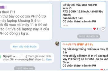 Trần t.ình của cô giáo ‘dỗi’ phụ huynh vì kh.ông được đồng ý mua laptop