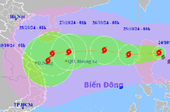 B.ão Trà Mi tăng cấp với đường đi kỳ dị, 2 kịch bản xảy ra khi vào vùng biển nước ta