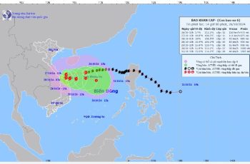 Tin b.ão khẩn: B.ão s.ố 6 đã gi.ật tới cấp 15, có thể gây mưa c.ực lớn tới 700mm, sóng biển cao 7m
