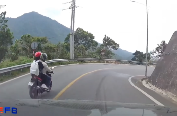 Liên tiếp các vụ “va chạm” với hộ lan khi đổ đèo Tam Đảo, người lái văng ra ngoài: Đi xe côn tay an toàn hơn, sao vẫn tai nạn?