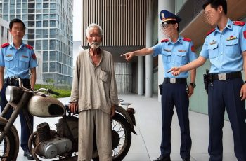 Ông cụ chạy chiếc xe máy cũ tới thăm con trai tại ch:;ung cư cao cấp, bảo vệ kh.ông cho vào và cái kết