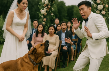 Con chó bất ngờ sủa điên loạn trong lễ cưới – và cứu cô dâu khỏi một bi kịch được sắp đặt