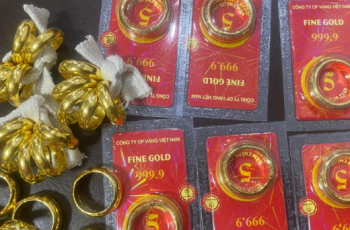 Sáng 19/4, giá vàng trong nước lao dốc mạnh, giảm 6 triệu đồng mỗi lượng