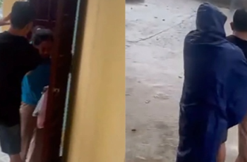 Nữ giáo viên bị tát tới tấp vào mặt, bắt ra đứng giữa mưa Nữ giáo viên bị tát tới tấp vào mặt, bắt ra đứng giữa mưa