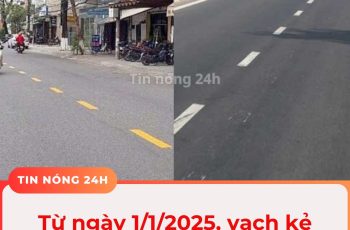 Từ ngày 1/1/2025, vạch kẻ đường màu trắng và màu vàng có ý nghĩa là gì?