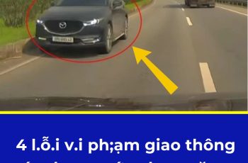 Tài xế ô tô chú ý: 4 lỗi vi phạm giao thông áp dụng mức phạt nặng