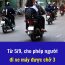 Từ 5/9, bổ sung thêm trường hợp cho phé:;p người đi xe máy được chở 3