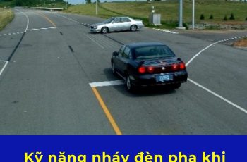 Kỹ năng nháy đèn pha khi qua ngã tư