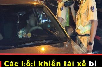 Các lỗi khiến tài xế bị cấm lái xe tới 2 năm từ 2025