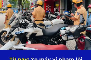 Từ nay: Xe máy vi phạm lỗi phổ biến này có thể bị phạt tới 10 triệu đồng, tước bằng lái