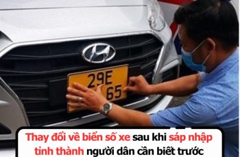 Thay đổi về biển số xe sau khi sáp nhập tỉnh thành người dân cần biết trước ngày 1/5, quy định về đăng kí xe mới khiến nhiều lái xe đứng ngồi không yên Thay đổi về biển số xe sau khi sáp nhập tỉnh thành người dân cần biết trước ngày 1/5, quy định về đăng kí xe mới khiến nhiều lái xe đứng ngồi không yên