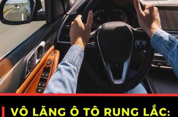 Vô lăng ô tô rung lắc: Nguyên nhân và cách khắc phục