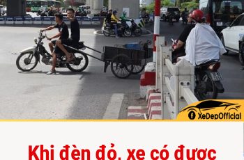 Khi đèn đỏ, xe có được quay đầu?