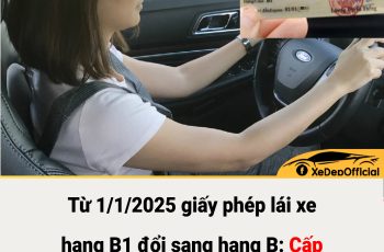 Người có bằng lái xe ô tô B1 có phải đổi, cấp lại sau ngày 1-1-2025?