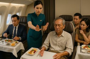 Ông lão ăn mặc giản dị bị từ chối suất ăn trên máy bay, sau khi hạ cánh ông sa thải toàn bộ phi hành đoàn Ông lão ăn mặc giản dị bị từ chối suất ăn trên máy bay, sau khi hạ cánh ông sa thải toàn bộ phi hành đoàn