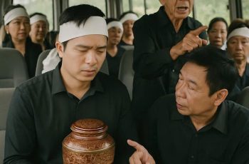 Đang đưa tr/o cố/t của mẹ về quê, con trai chế/t sững khi thấy cha liên tục quay sang cười nói một mình, người già nhất trong đoàn bất ngờ h/ét toáng lên, hô lớn ngay giữa đường khi nhìn thấy…