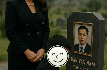 Một buổi chiều mưa lất phất, bà Minh, như thường lệ, lái xe đến nghĩa trang Một buổi chiều mưa lất phất, bà Minh, như thường lệ, lái xe đến nghĩa trang