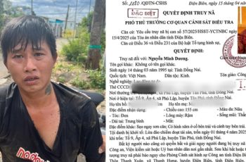 Truy nã đặc biệt Nguyễn Minh Dương Truy nã đặc biệt Nguyễn Minh Dương