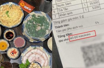 Chưa hết drama về giá “chặt chém”, Cơm Quê Dượng Bầu tiếp tục gây bức xúc vì khiến thực khách cảm thấy bị “giễu cợt”