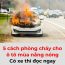 Chủ xe nên làm gì để phòng ngừa cháy ô tô ngày nắng nóng?