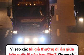 Vì sao các tài già thường đi làn giữa trên quốc lộ vào ban đêm? Không chỉ là thói quen mà là bí kíp sinh tử này