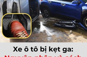 Xe ô tô bị kẹt ga: Nguyên nhân và cách xử lý khi bị kẹt