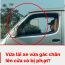 Vừa lái xe vừa gác chân lên cửa có bị phạt?