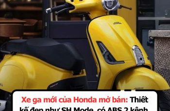 Xe ga dáng cổ của Honda mở bán: Thiết kế đẹp như SH Mode, có ABS 2 kênh, ăn xăng không tới 2 lít/100 km Xe ga dáng cổ của Honda mở bán: Thiết kế đẹp như SH Mode, có ABS 2 kênh, ăn xăng không tới 2 lít/100 km
