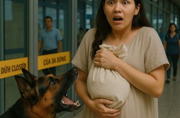 Sự thật về cô gái mang thai bị chó nghiệp vụ sủa không ngừng Sự thật về cô gái mang thai bị chó nghiệp vụ sủa không ngừng