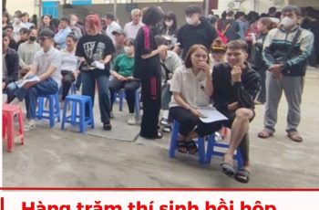 Hàng trăm thí sinh hồi hộp thi sát hạch GPLX do Công an tổ chức Hàng trăm thí sinh hồi hộp thi sát hạch GPLX do Công an tổ chức