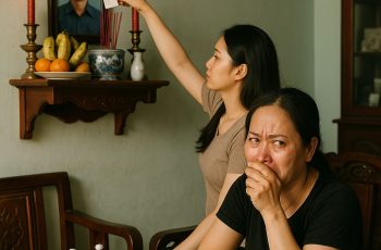 Mỗi lần giỗ cha, mẹ đều khóc nức nở, cho đến một hôm chị gái tôi tìm được lá thư của ông ở góc bàn thờ