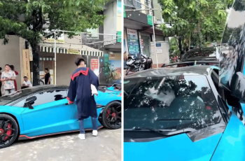Sự thật chàng trai lái Lamborghini đi tốt nghiệp Đại học ở Hà Nội hút 10 triệu view