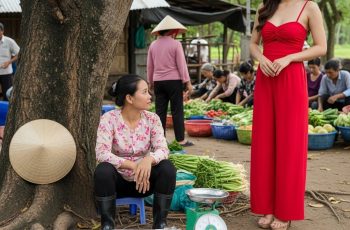 Đang tranh thủ nhặt nốt chỗ cá để bán hết thì có một người phụ nữ trẻ đẹp lại ăn mặc sành điệu bước đến gần Liên… – Chỗ chị còn bao nhiêu cá thì gói lại đi. Tôi mua hết chỗ này luôn