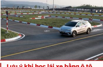 Lưu ý khi học lái xe bằng ô tô điện: Bằng lái sẽ sẽ có những giới hạn nhất định