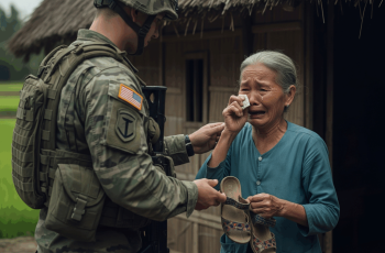 Con trai bị lính địch bế đi khi còn đ;/ỏ hỏ;/n, bé trai thất l-ạc giữa khói lử;/a, gần nửa thế kỷ sau người lính đó trở về làng báo người mẹ tin tức lặng cả người…
