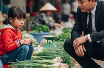 Triệu phú s:ốc khi thấy cô bé bán rau có vết bớt đỏ trên tay giống hệt vợ cũ, bí mật đằng sau khiến anh r:ơi l:ệ