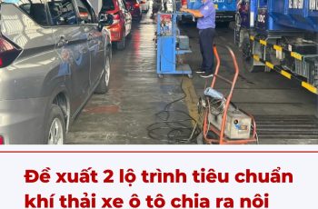 Đề xuất 2 lộ trình tiêu chuẩn khí thải xe ô tô chia ra nội thành và ngoại thành