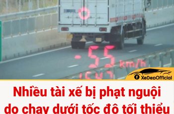 Nhiều tài xế bị phạt nguội do chạy dưới tốc độ tối thiểu 60km/h trên cao tốc