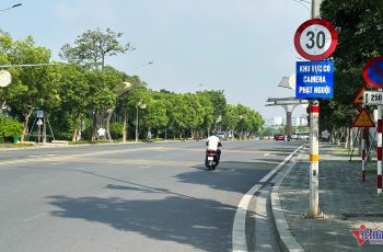 Tài xế ngỡ ngàng khi đường rộng 35m bị giới hạn 30km/h, gắn camera phạt nguội