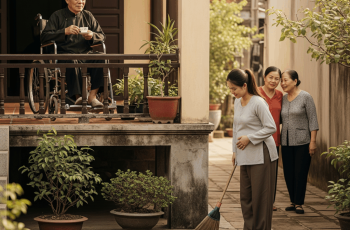 Chồng mất, tôi không đi bước nữa mà ở vậy chăm bố chồng. Ông bảo tôi nghỉ việc ở nhà bố nuôi được tất, mỗi đêm chỉ cần làm đúng 1 việc, vài tháng sau tôi có bầu, hàng xóm ai cũng lời ra tiếng vào