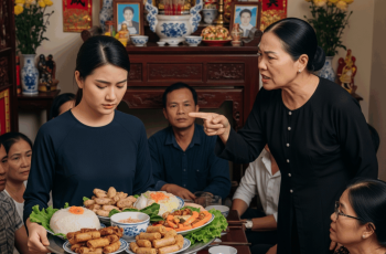 Dậy từ 3h sáng, 1 mình làm cỗ từ a đến z nhưng vẫn bị mẹ chồng chê vụng về vì “có mấy mâm cỗ làm không xong”, tôi vẫn đon đả bưng lên nhưng âm thầm cho vào mâm cỗ 1 thứ, đúng 30 phút sau tất cả tá hỏa đứng dậy về hết chỉ vì…