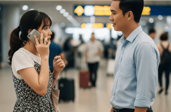Điện thoại của tôi không may bị thất lạc ở sân bay, mượn tạm điện thoại của một người qua đường ai ngờ đó lại là định mệnh thay đổi đời tôi