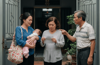 Mẹ chồng ‘đuổi’ tôi về ngoại bằng được để đi tập nhảy với mấy bà hàng xóm, bố chồng lén đưa cho chiếc phong bì