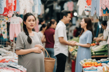 Gần sinh, vợ một mình đi sắm đồ cho con, nào ngờ lại thấy chồng đưa bồ đi chợ, cô chỉ gửi một tin nhắn khiến anh chết đứng tại chỗ…