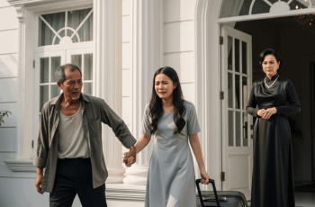 Bất ngờ đến thăm thông gia giàu có, bố vừa khóc vừa kéo con gái về nhà ngay lập tức…