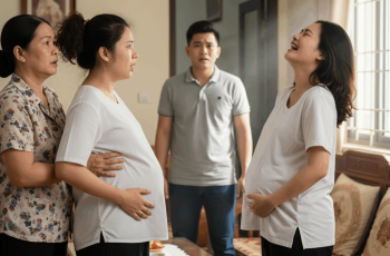 Mẹ chồng đón cô bồ đang bầu 8 tháng của chồng về hầu hạ, vợ phá lên cười rồi nói một câu, tất cả tái mặt…