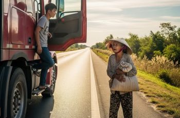 Thương bà cụ đi nắng, tài xế cho bà đi nhờ, ai ngờ 10 phút sau, điều ki:nh kh:ủng xảy ra với tài xế…