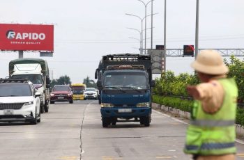 Đi vào làn sát dải phân cách giữa trên hai cao tốc, tài xế xe tải sẽ bị phạt từ 9/9